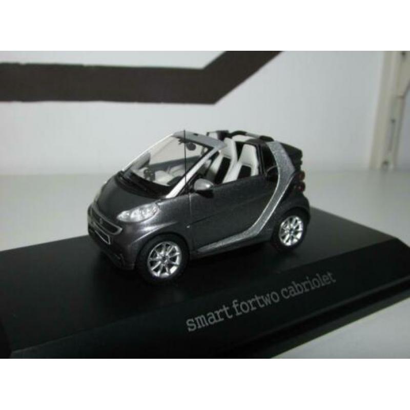 Spark 1:43, Smart Fortwo cabriolet, Dealer model, Nieuw OVP