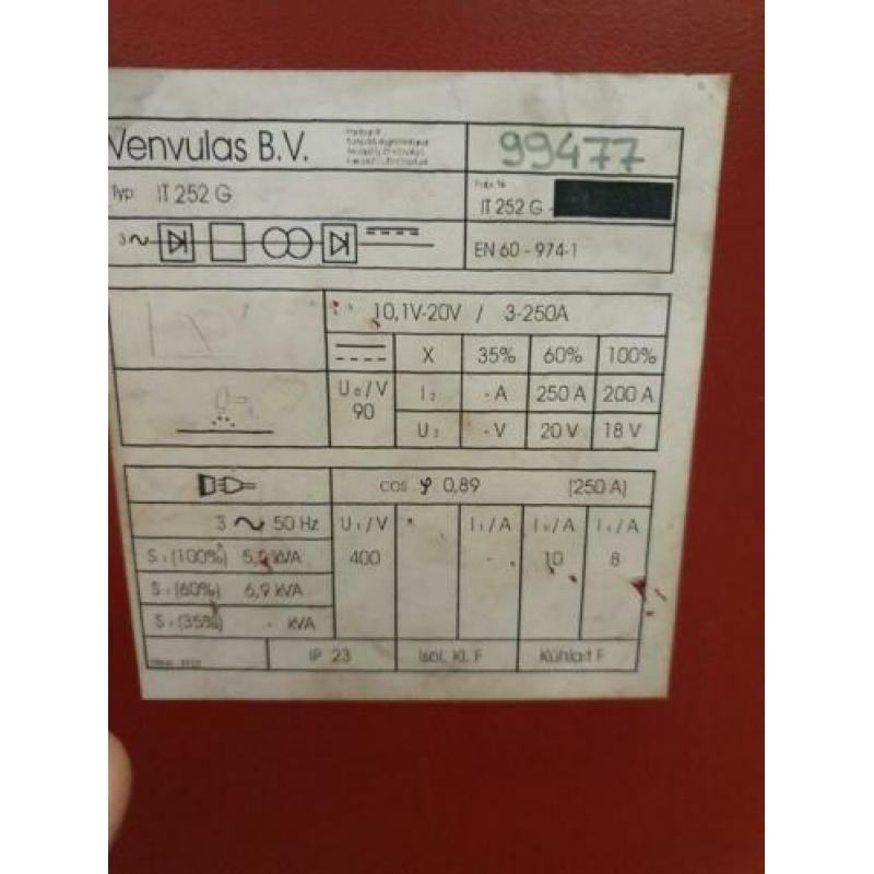 Professioneel Rowac venvulas it252g tig apparaat