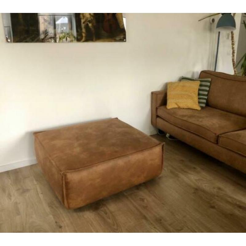 Buffel lederen hocker te koop