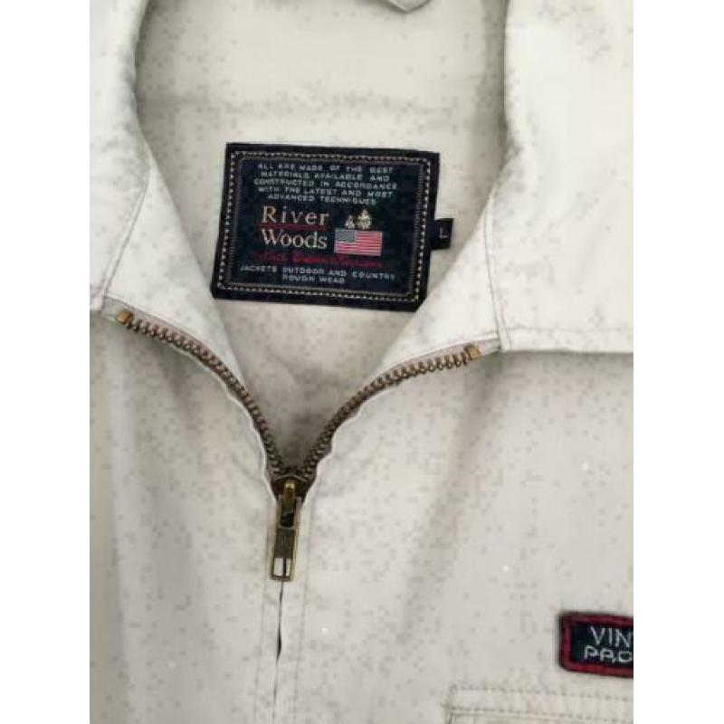 C505 River Woods Maat L=52-54 beige jas jasje da4d2