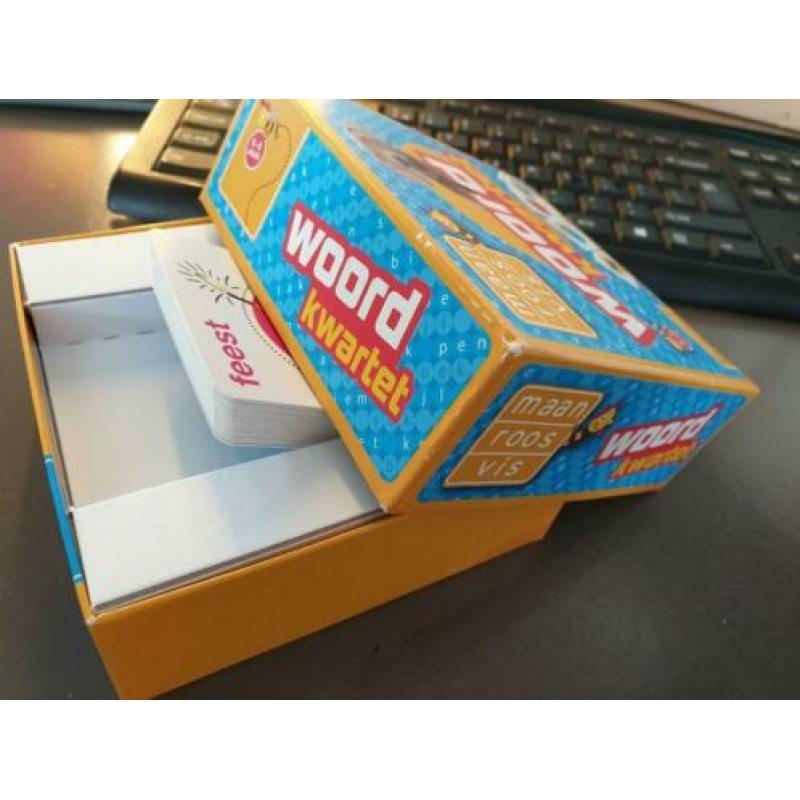 Maan roos vis kwartet nieuw woord kwartet van 6 tot 8 jaar