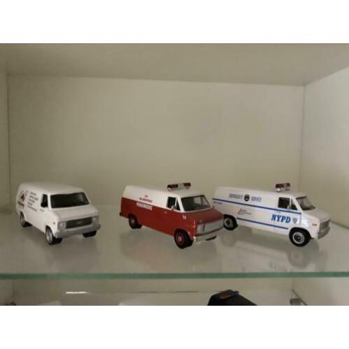 1:64 GMC en Chevy’s.
