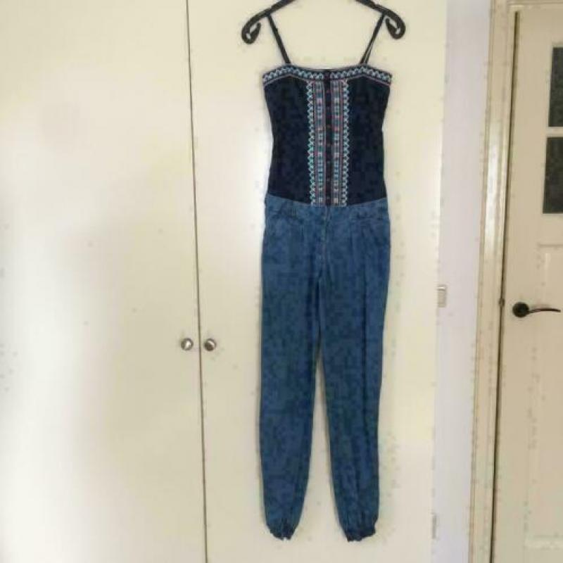 3914 Blauwe jumpsuit PELAGIZA IBIZA; Mt=XS Nieuwstaat