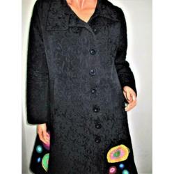 DESIGUAL ! Zwarte jas mt 44.