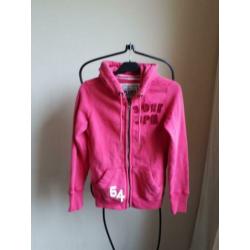 Mt XS SUPERDRY dames sweatvest met capuchon!!!