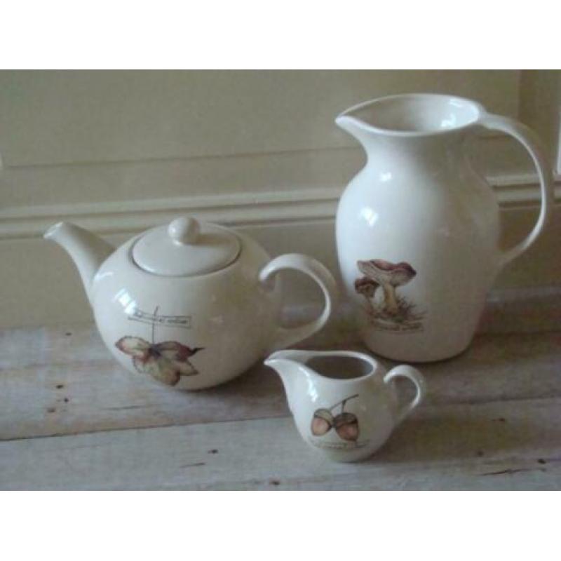 Servies, Jet (by Ter Steege) 'Autumnal Colors', z.g.a.n.
