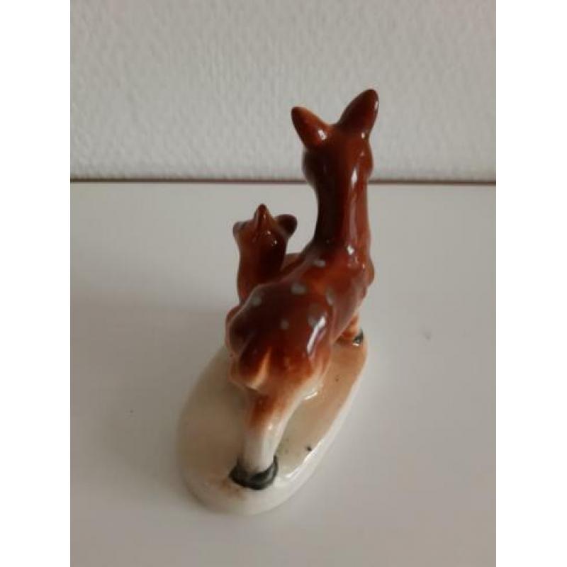 Vintage retro pocelein hertjes hertje bambi
