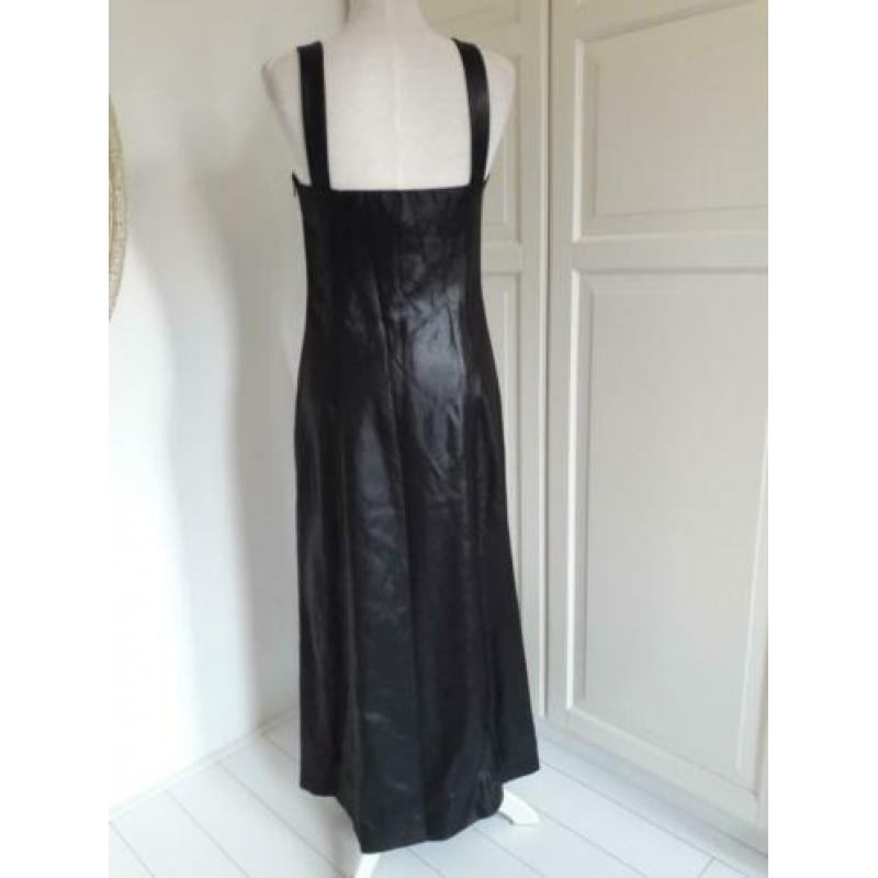 Zwarte lange jurk/ galajurk Nicole Farhi mt 36 S