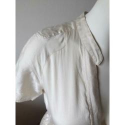 Filippa k zijde roomwit jurkje m/l