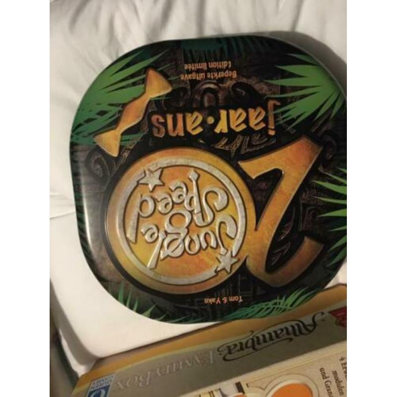 Limited editie jungle speed houten totem in blik 20 years