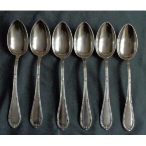VEREINIGTE SILBERWARENFABRIK DUSSELDORF 90 6x lepel 21,4cm L