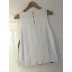 Zgan! Vero Moda top / topje hemd Maat S