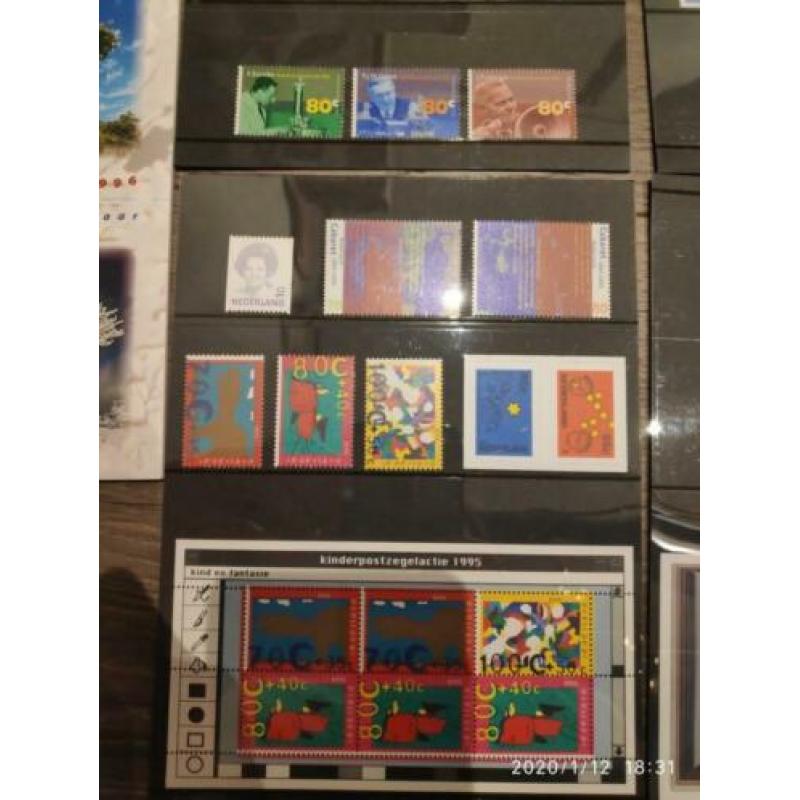 Jaarcollectie postzegels 1995
