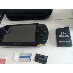 Psp 1004 Sony zwart boxed 9 games playstation psp