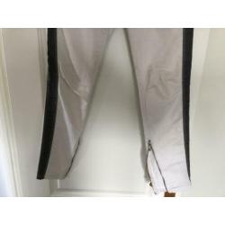 Gustav creme-witte skinny met grijze bies opzij maat 36