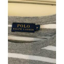Polo ralph lauren top helemaal nieuw maat m grijs strepen