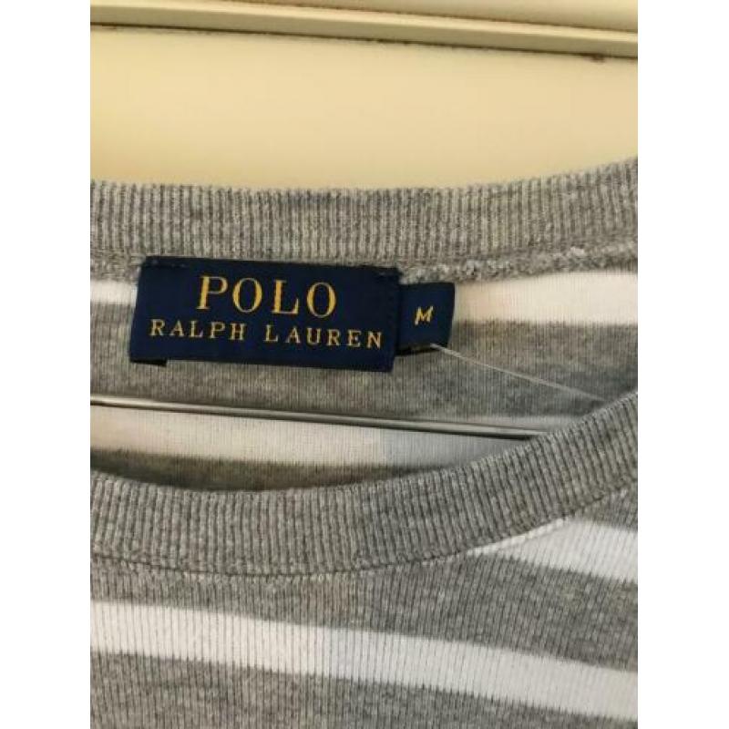 Polo ralph lauren top helemaal nieuw maat m grijs strepen