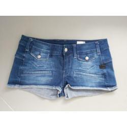 Gstar korte spijkerbroek shorts maat 27