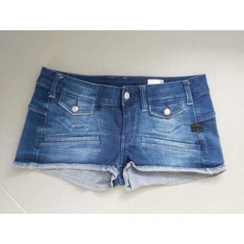 Gstar korte spijkerbroek shorts maat 27
