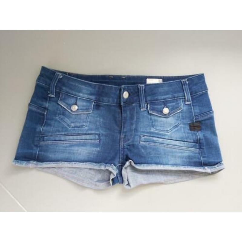 Gstar korte spijkerbroek shorts maat 27