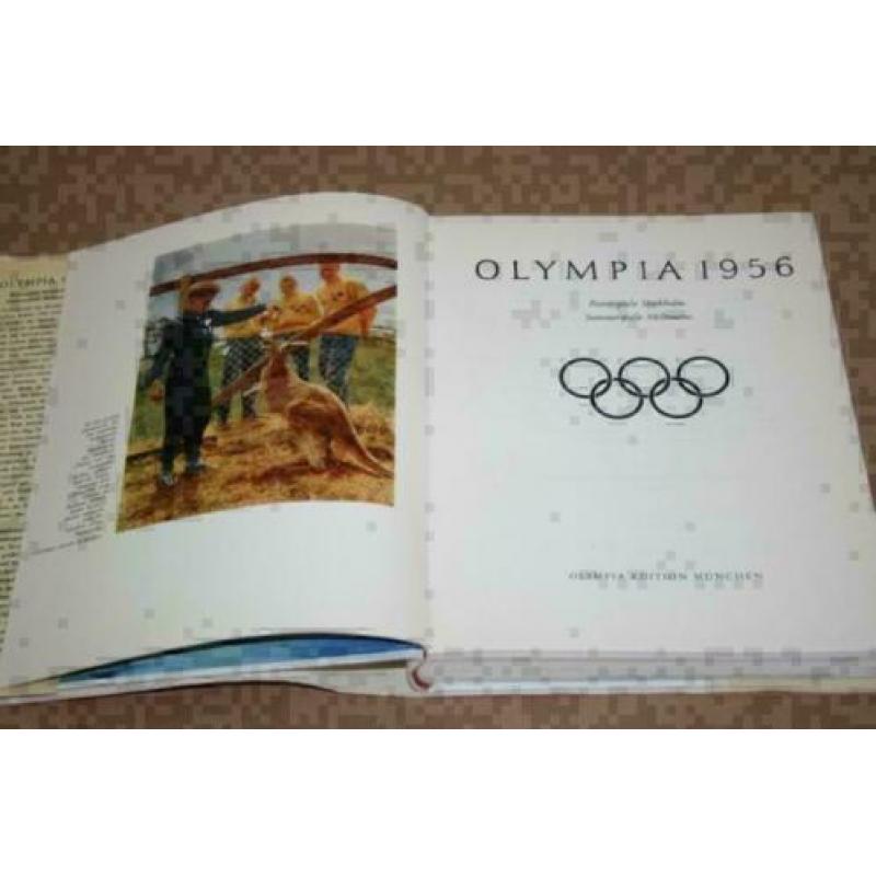 Prachtig oud boek - Olympia 1956 !!