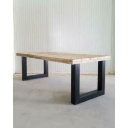 ACTIE:Industriële Eettafel Keukentafel Eethoek Steigerhouten
