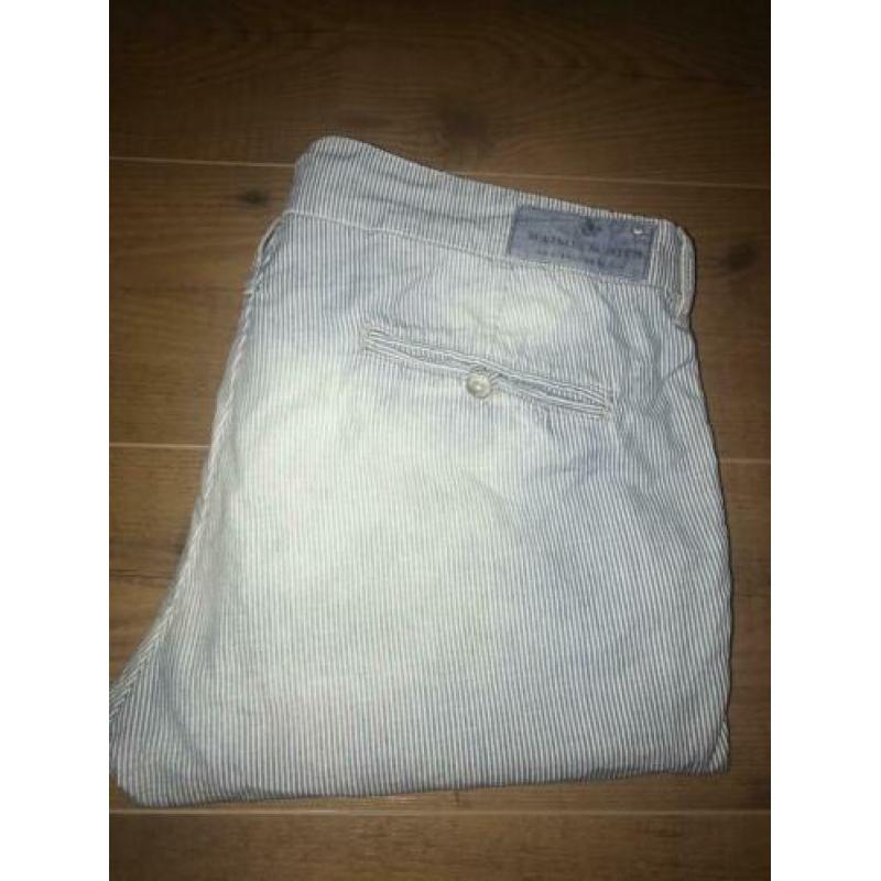 Maison Scotch broek | blauw streep | maat 33/32