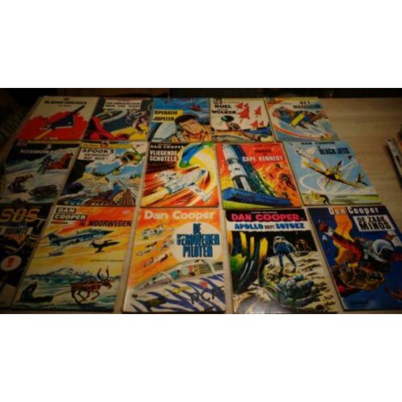 Dan Cooper stripboeken 34 stuks (zeer) goede staat
