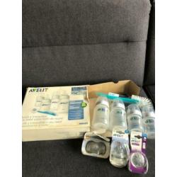 Avent borstkolf, flesjes en bewaarpotjes voor Moedermelk