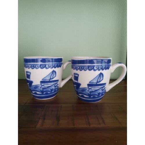 BLOND Amsterdam mokjes koffiebekers Hollands "Delfts blauw"