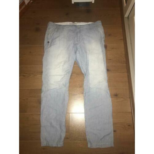 Maison Scotch broek | blauw streep | maat 33/32