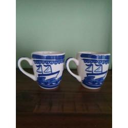 BLOND Amsterdam mokjes koffiebekers Hollands "Delfts blauw"