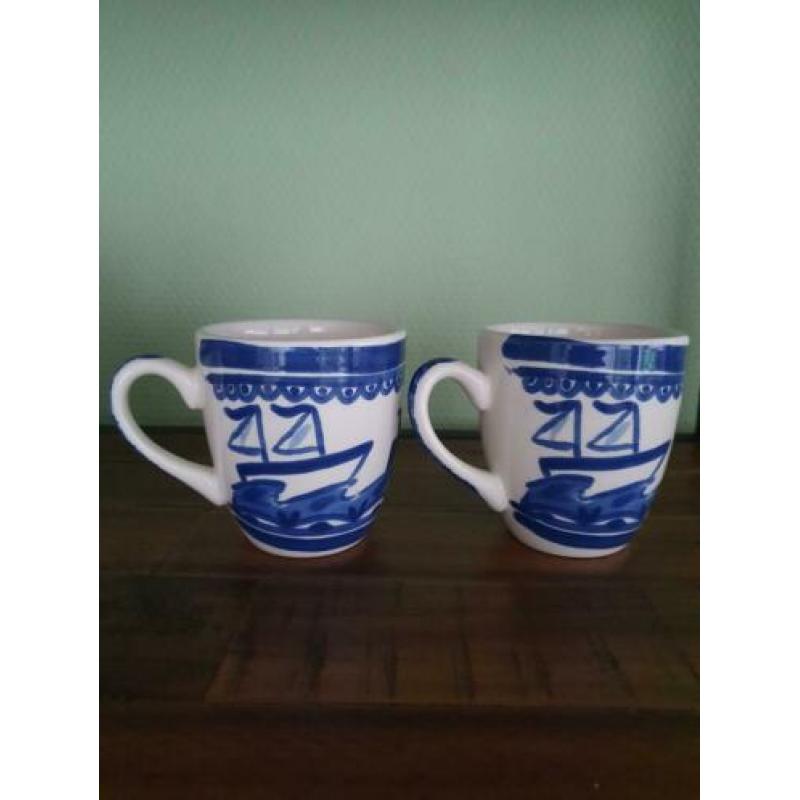 BLOND Amsterdam mokjes koffiebekers Hollands "Delfts blauw"