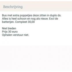 Little people Bus met extra veel Little People poppetjes erb