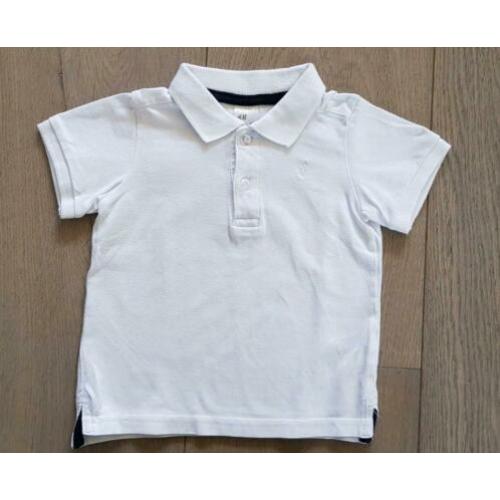 Nette witte polo h&m maat 80