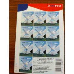 4 velletjes postzegels uit 2005