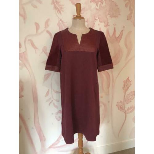 Supertrash A-lijn jurk bordeaux rood mt S