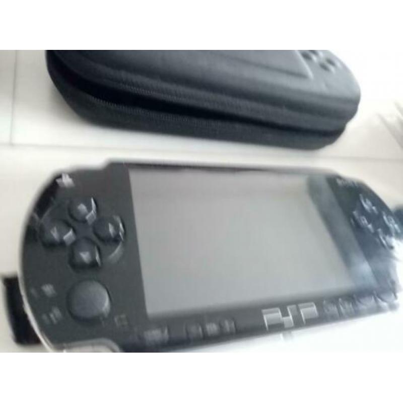 Psp 1004 Sony zwart boxed 9 games playstation psp