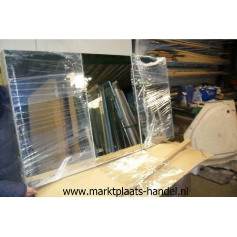 3 deurs spiegelkast badkamerkast wastafelkast 120x70 (a25)35