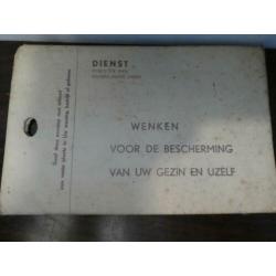 1961 Wenken voor de bescherming gezin + uzelf vintage boekje