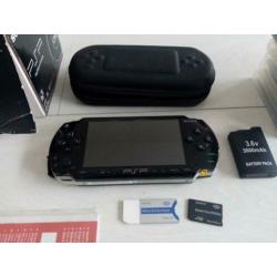 Psp 1004 Sony zwart boxed 9 games playstation psp