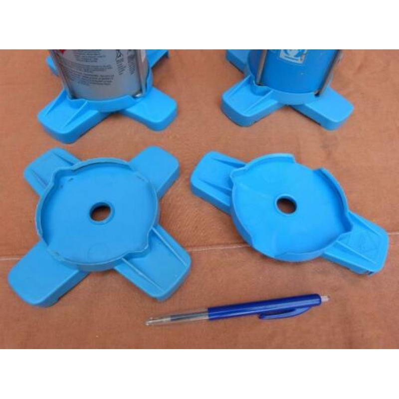 Stabilisatievoet voor C 206 brander Campingaz voetje blauw .