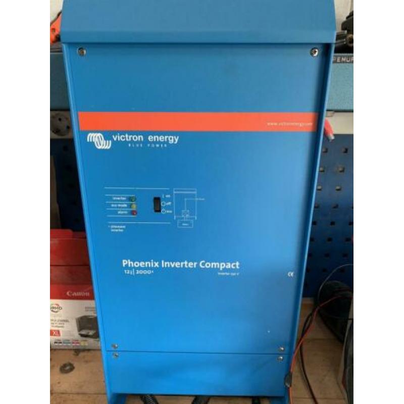 Omvormer Victron 2000Watt 12Volt TTd accu