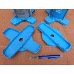 Stabilisatievoet voor C 206 brander Campingaz voetje blauw .