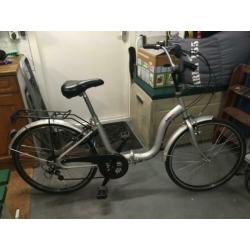 vouwfiets Lage instap 6 versnellingen wielen 24 inch