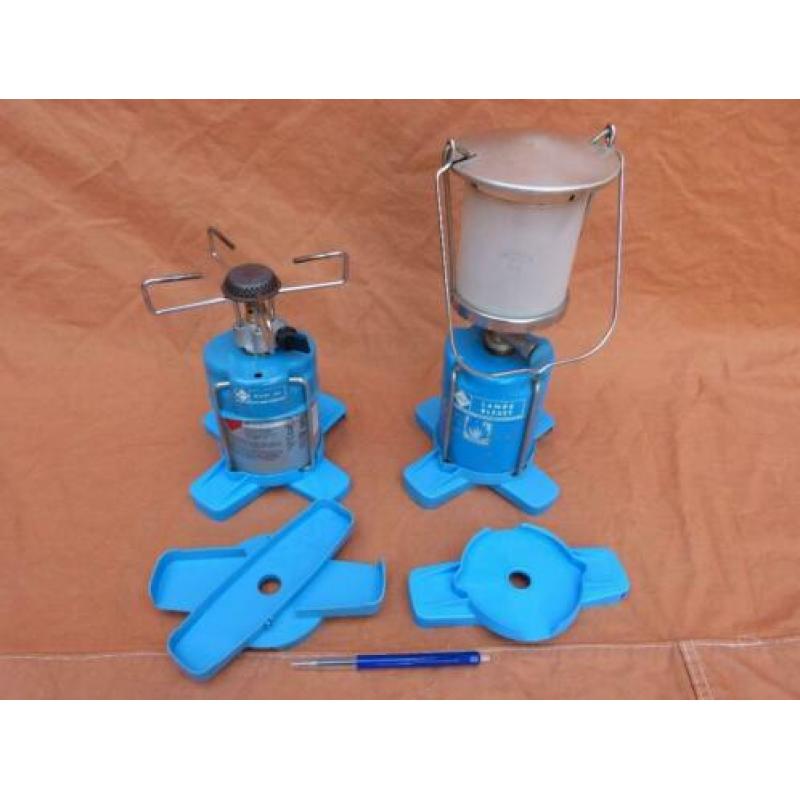 Stabilisatievoet voor C 206 brander Campingaz voetje blauw .