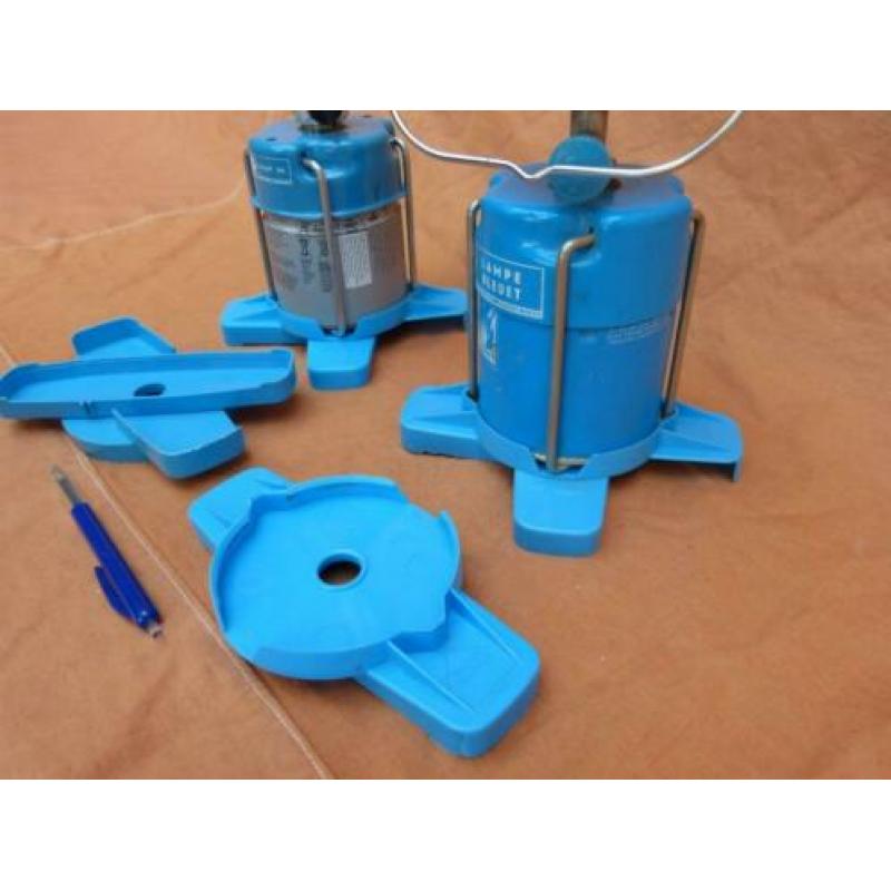 Stabilisatievoet voor C 206 brander Campingaz voetje blauw .