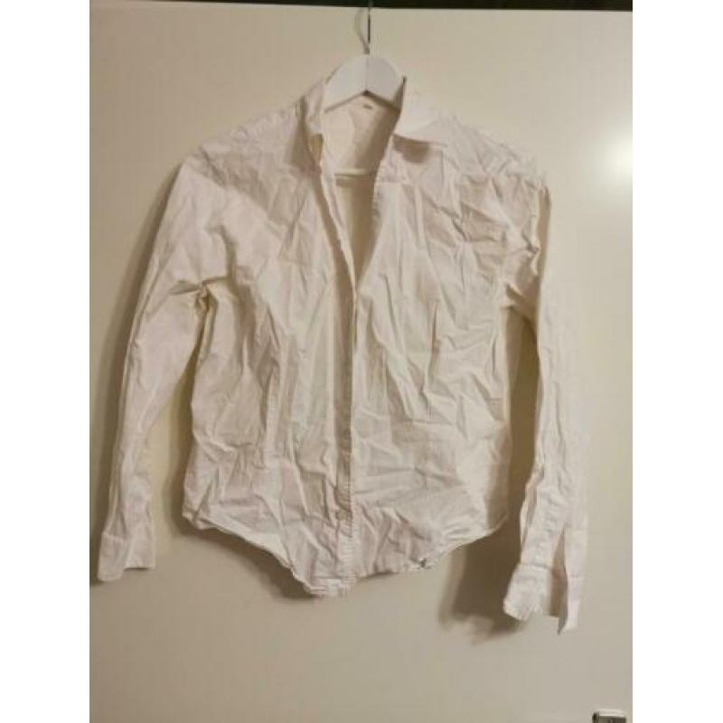Witte stretch blouse Mt 44