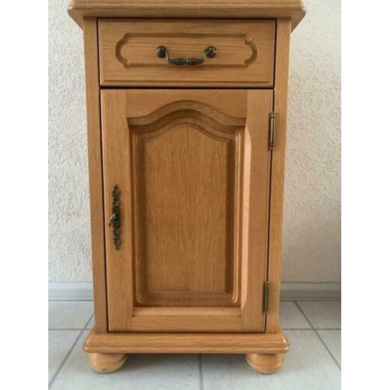 Complete eikenhouten meubelset incl. banken