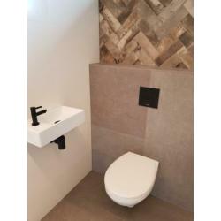 Compleet toilet incl. fontein, tegels en toilet voor: € 599